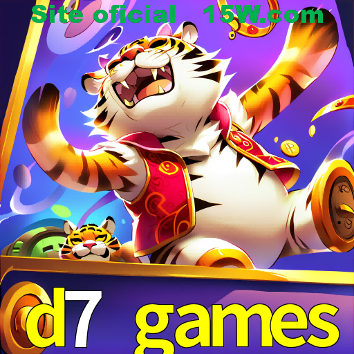 Imagem promocional da d7 games mostrando a plataforma e suas vantagens